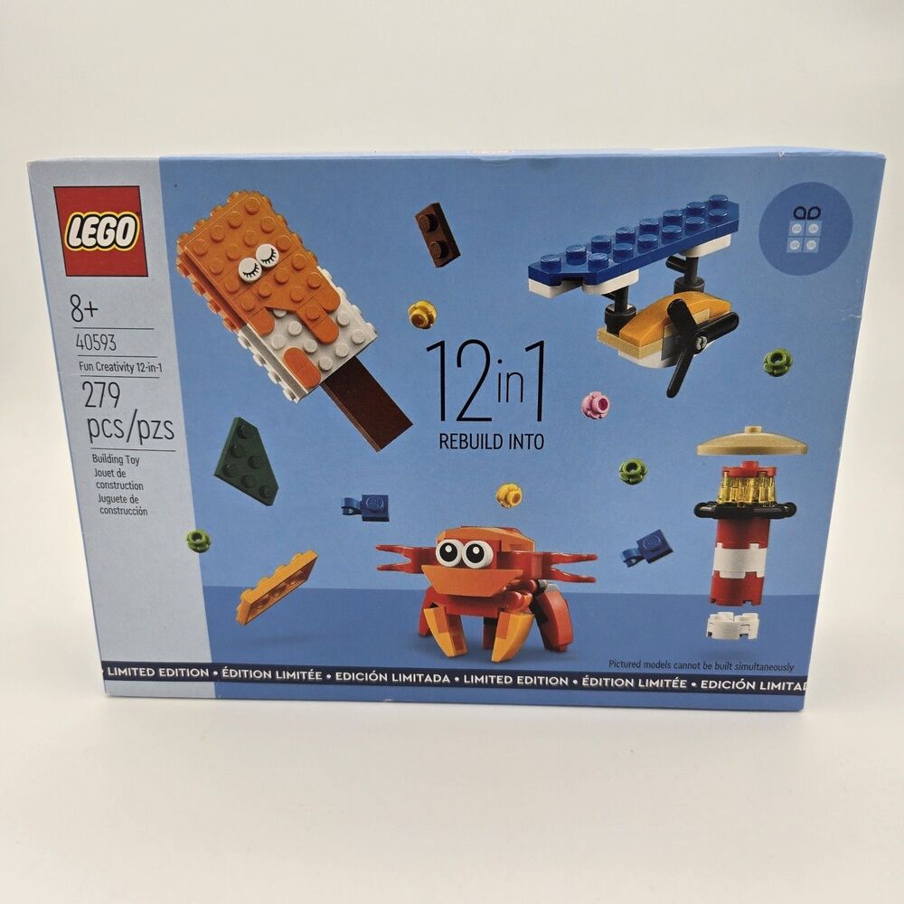 LEGO 40593 Fun Creativity 12-in-1 Seasonal Gift Set 2023 Exclusive‎ New Sealed
